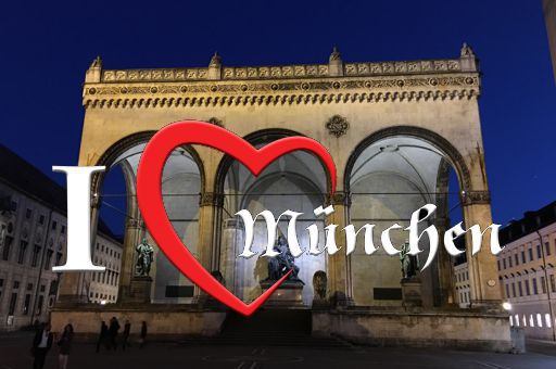 I love München Odeonplatz II