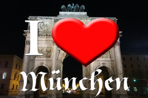 I love München, Siegestor I