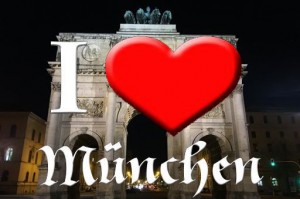 Art-Designmatten, I Love München Siegestor I