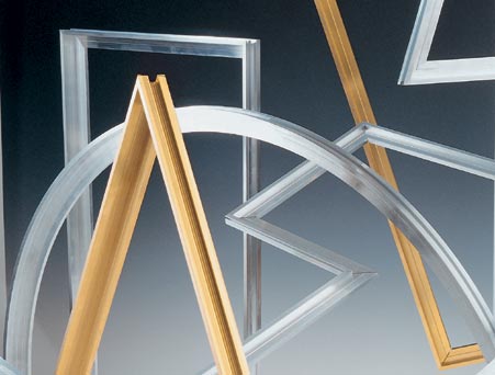 Rahmen in beliebigen Sonderformen aus Aluminium, Messing und Edelstahl